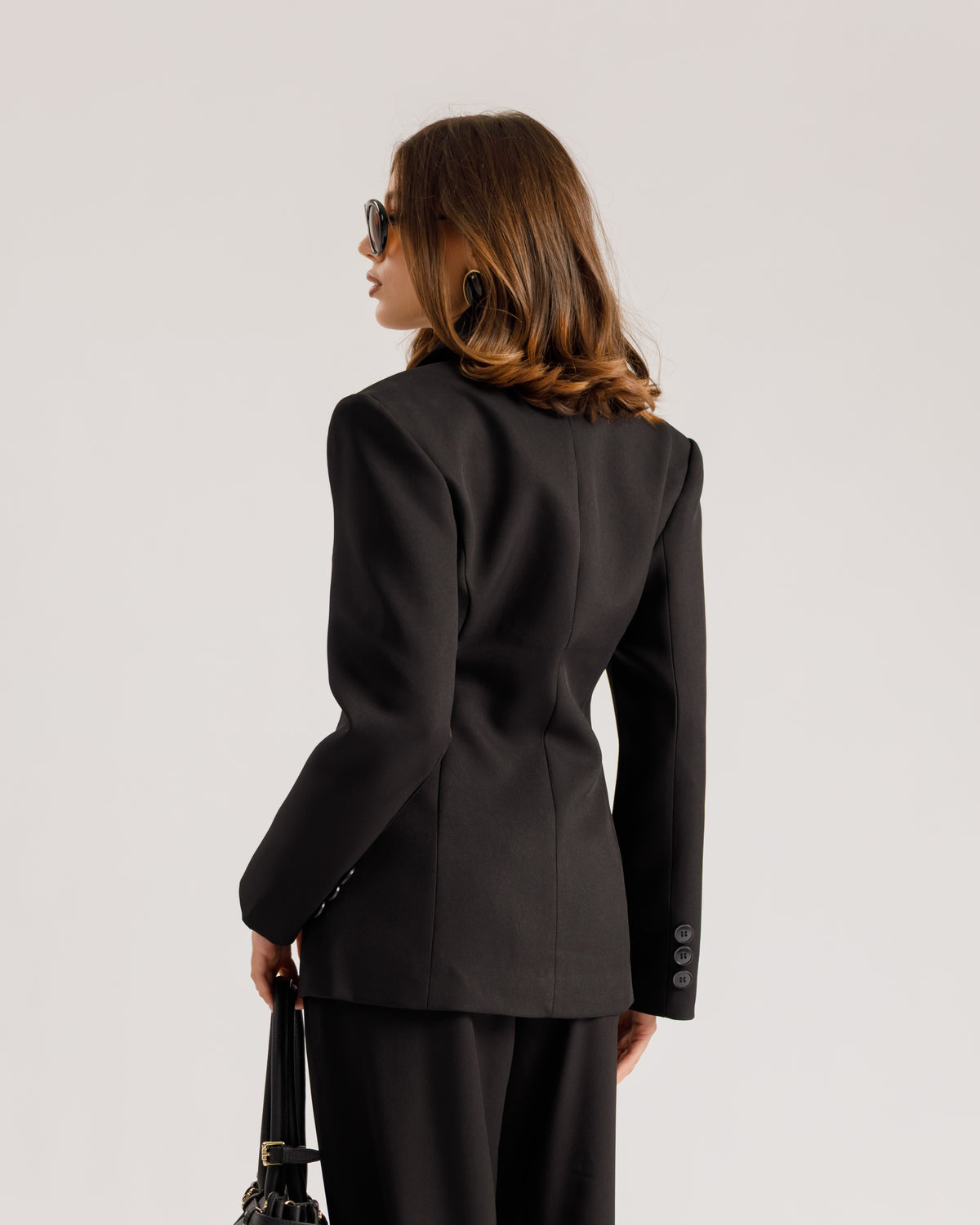 Blazer monopetto strutturato NERO - 3182