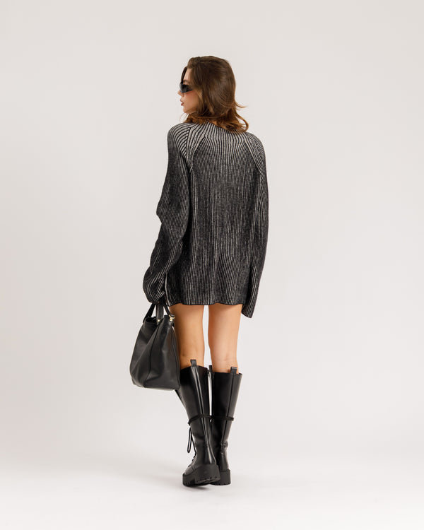 Maglione knit a coste - 2625