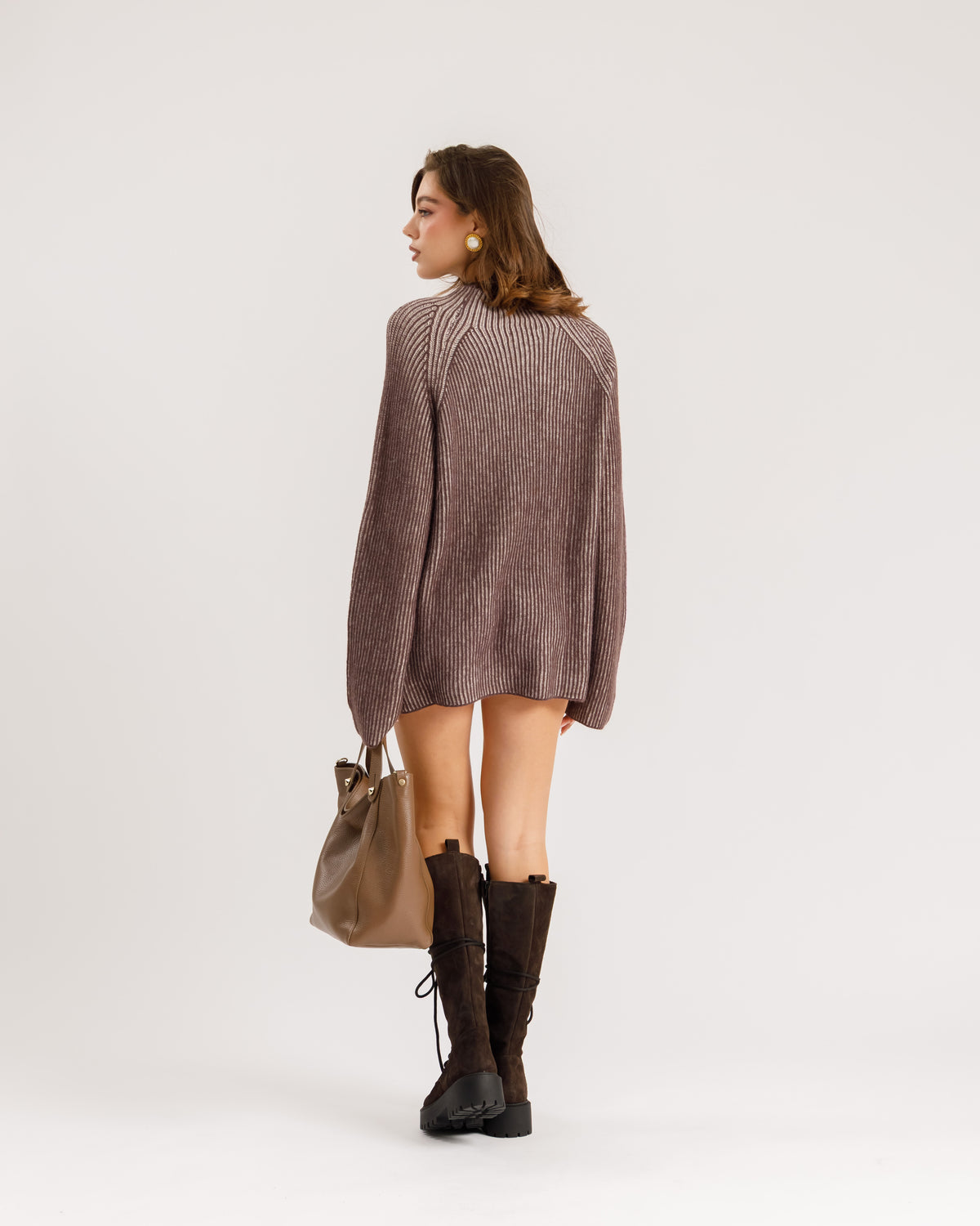 Maglione knit a coste - 2625