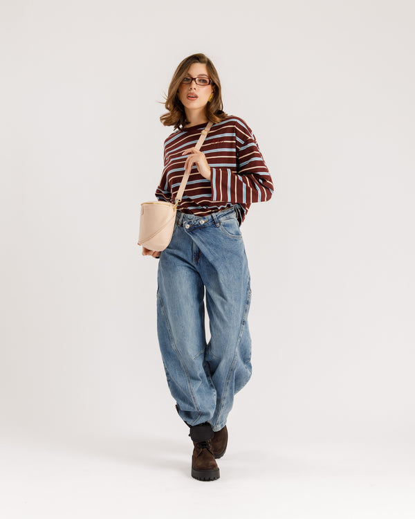 Jeans wide ballon - 9625