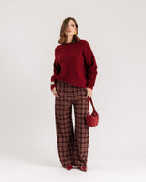 Pantaloni a quadri - 9822