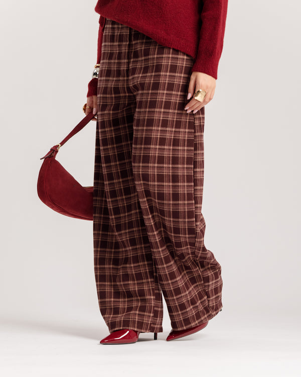 Pantaloni a quadri - 9822