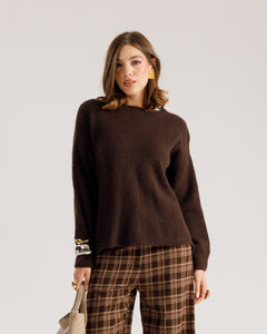 Maglione scollato sul retro - 35596