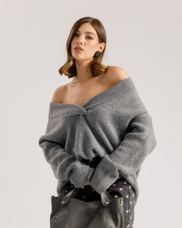 Maglione con scollo - 2609
