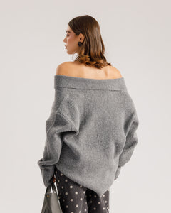 Maglione con scollo - 2609