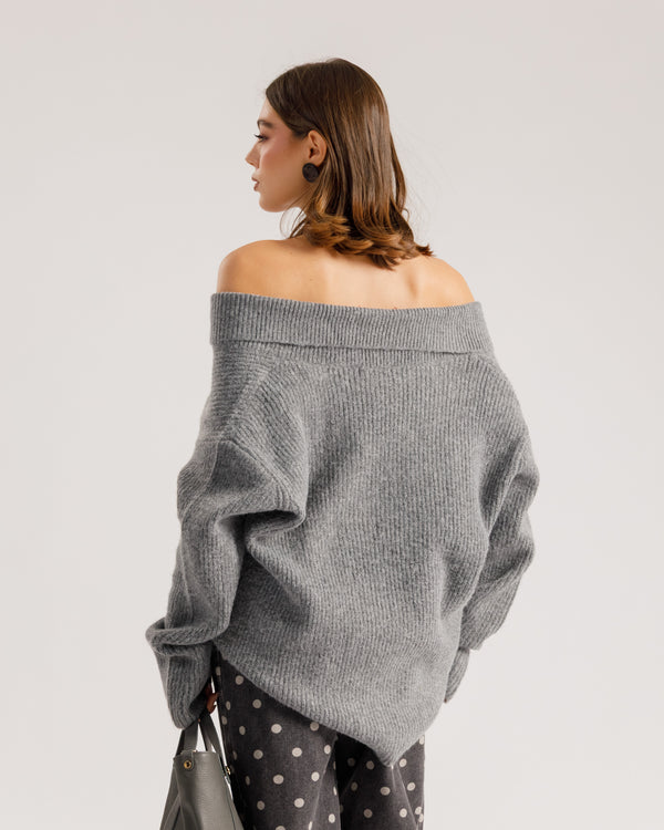 Maglione con scollo - 2609
