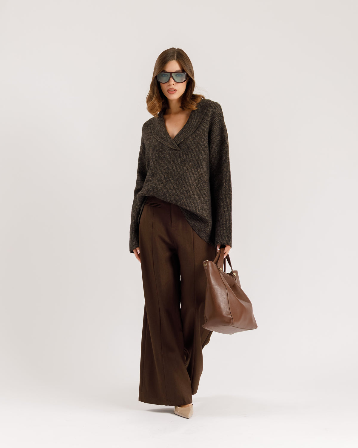 Maglione con scollo - 2609