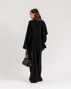 Maglione effetto scialle - LA2606