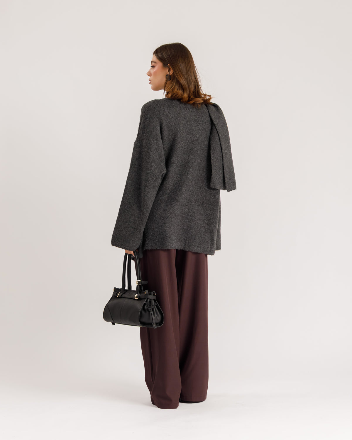 Maglione effetto scialle - LA2606