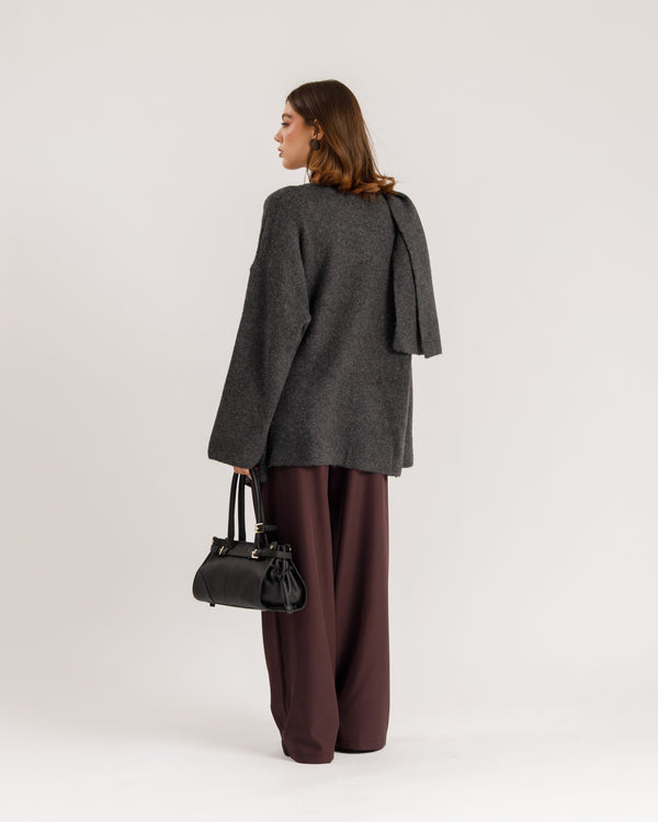 Maglione effetto scialle - LA2606