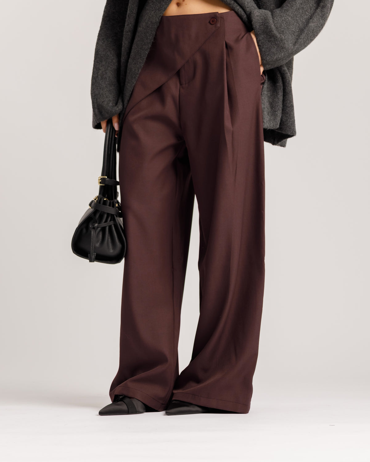 Pantaloni pareo palazzo - M791