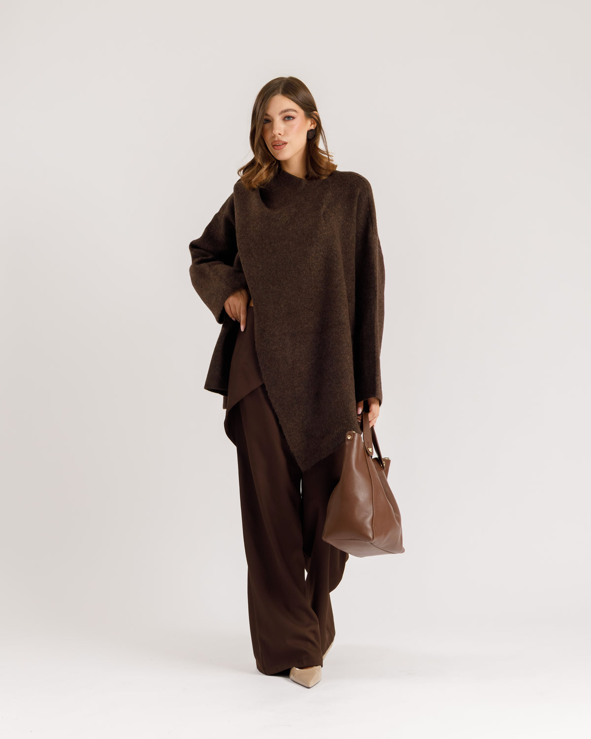 Maglione effetto scialle - LA2606