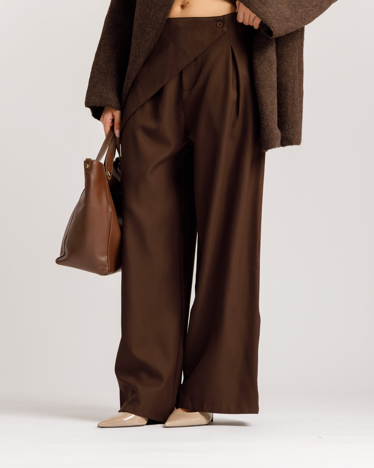 Pantaloni pareo palazzo - M791
