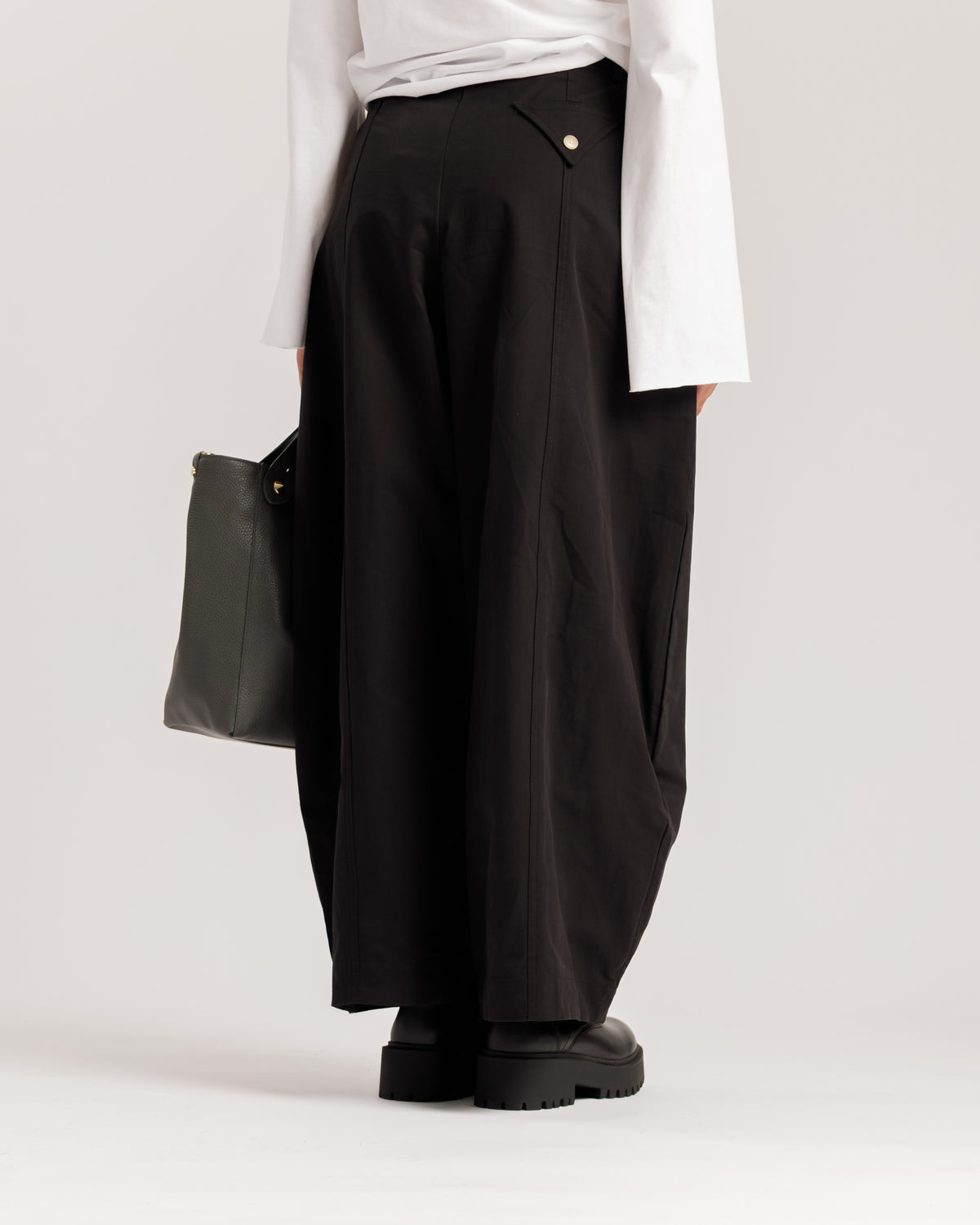 Pantaloni ampi in cotone - 9057