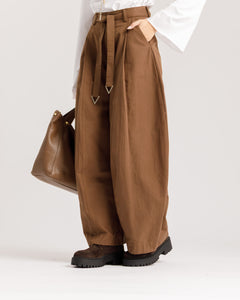 Pantaloni ampi in cotone - 9057