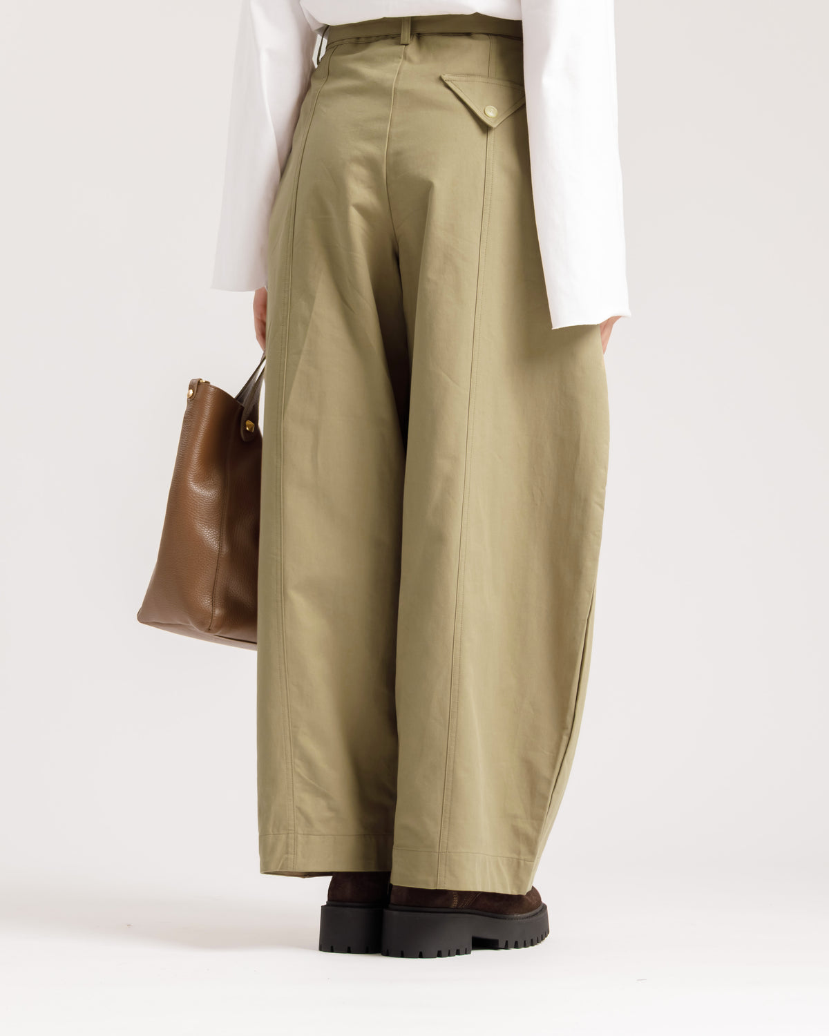 Pantaloni ampi in cotone - 9057