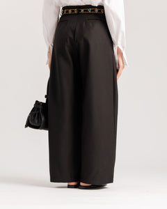 Pantaloni ampi con pinces - CHY9078