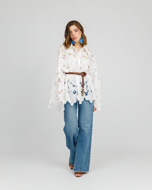 Camicia in pizzo - H16176