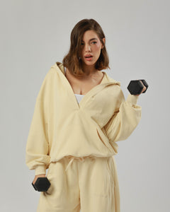 Felpa in cotone con scollo Althèa - C218 slcn