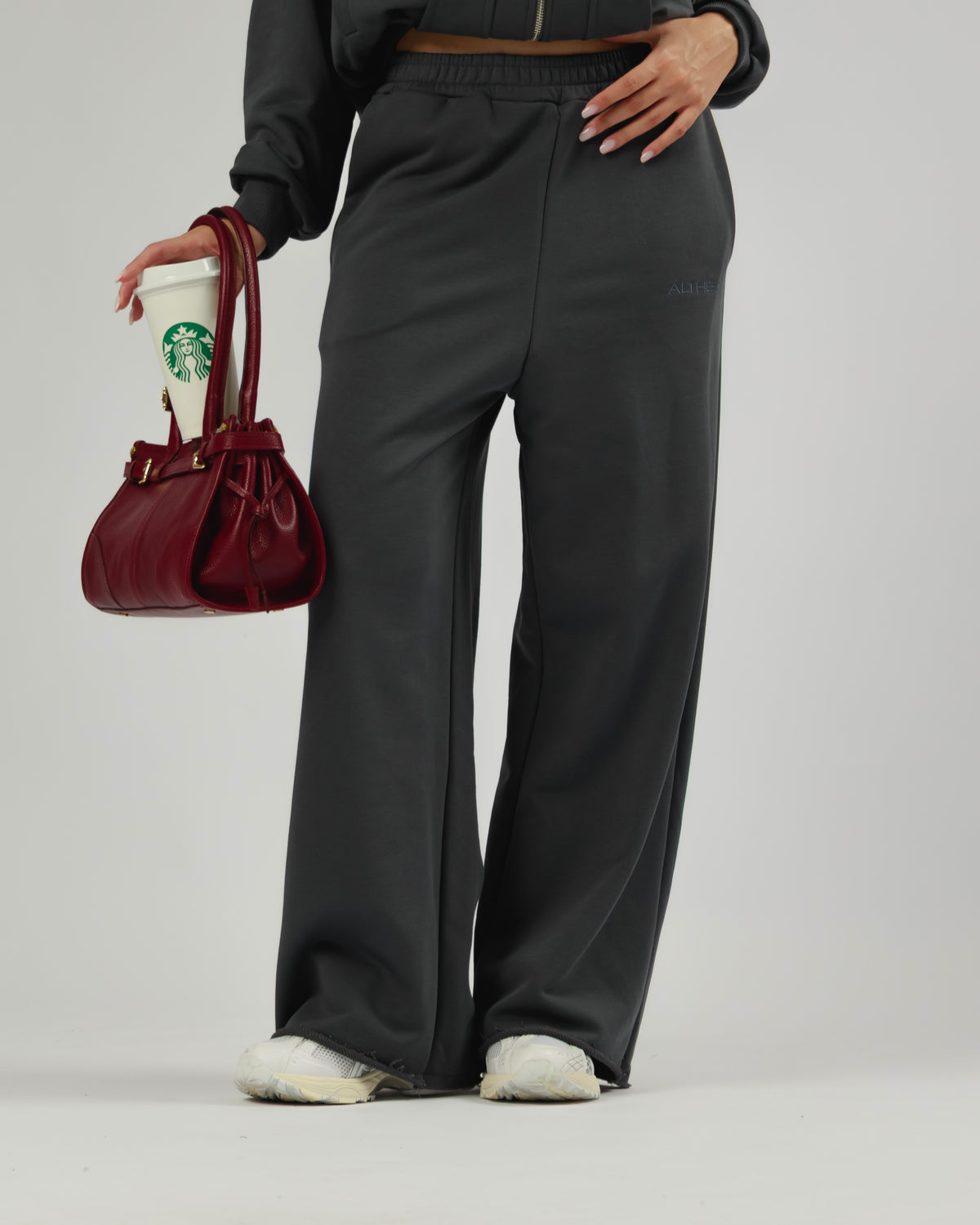Pantaloni jogger palazzo Althèa - C219