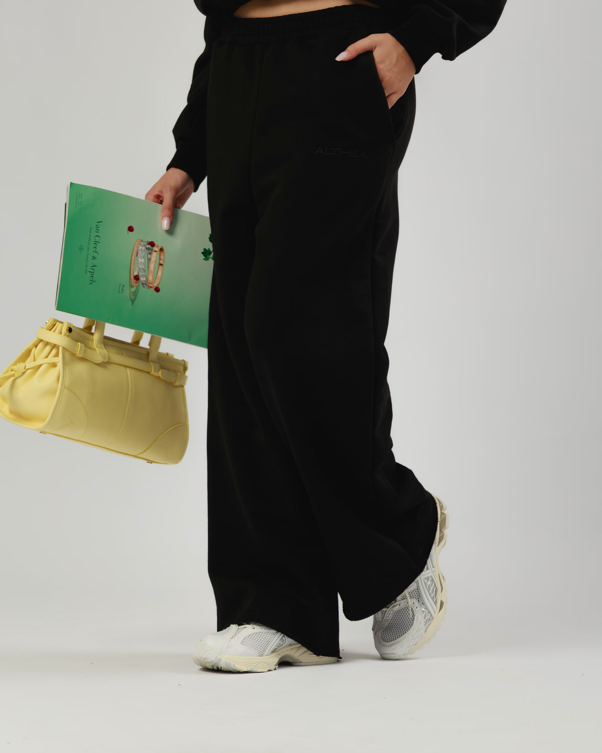 Pantaloni jogger palazzo Althèa - C219