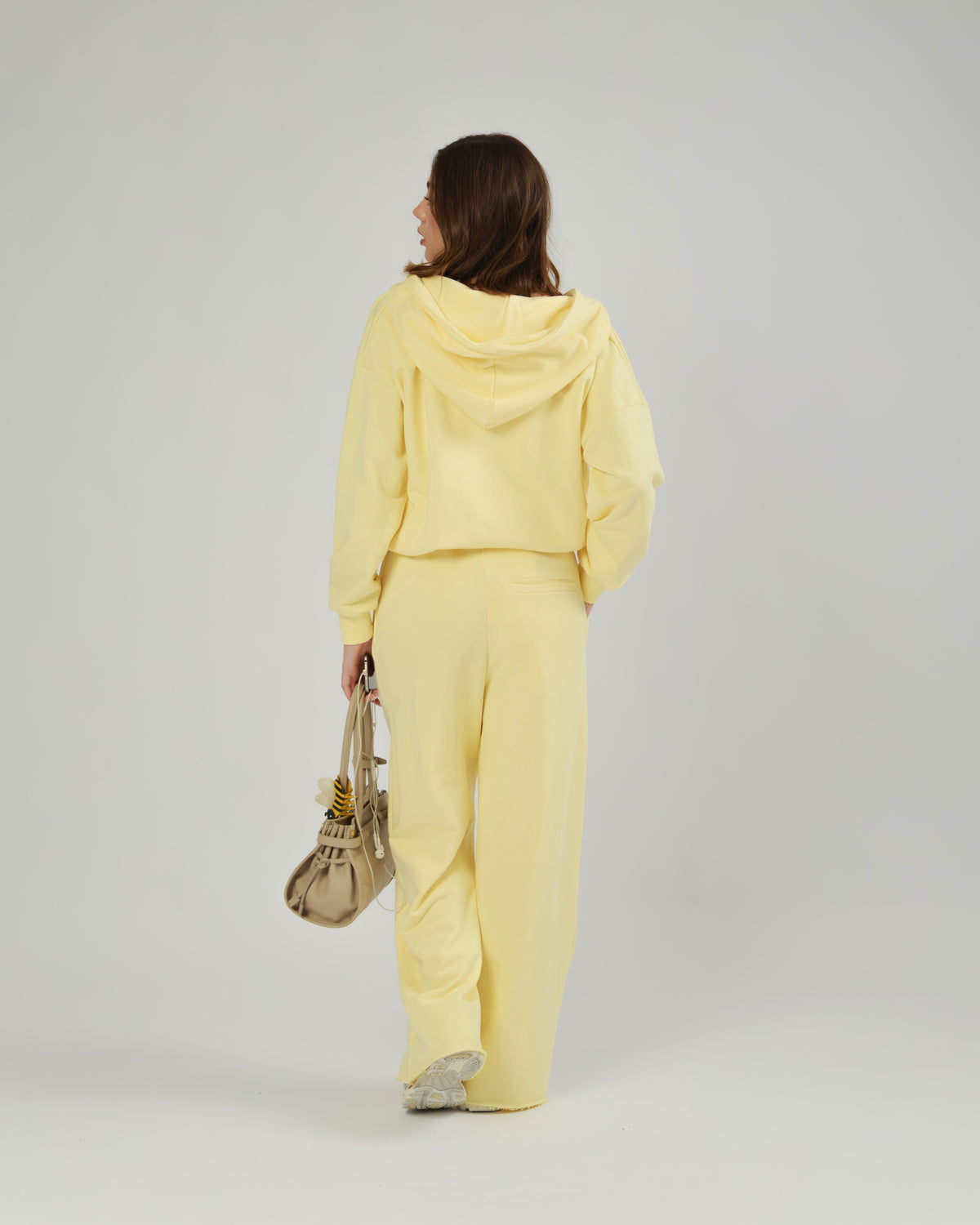 Felpa con zip e riprese Althèa - C139SLCG