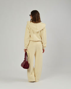 Felpa con zip e riprese Althèa - C139SLCG