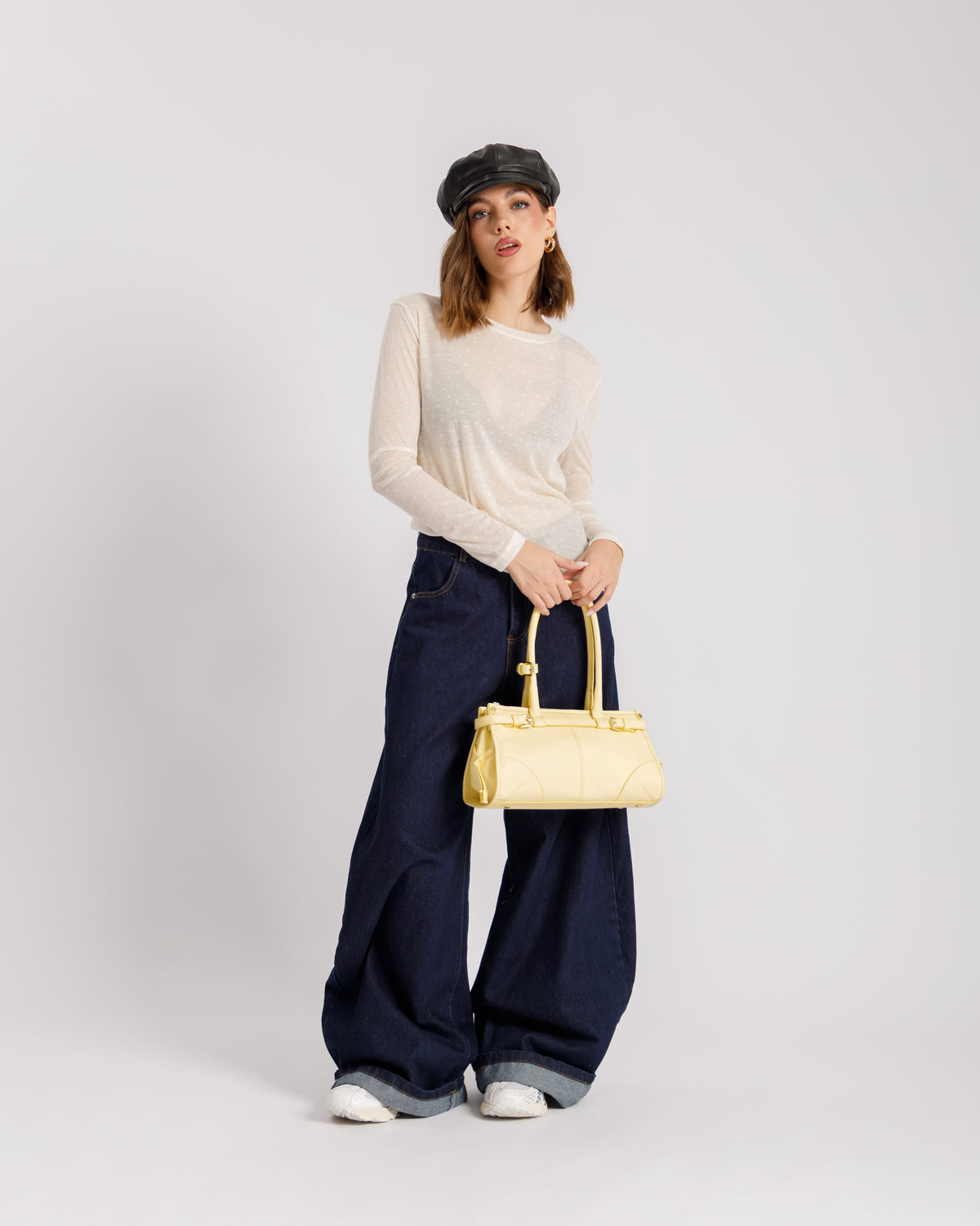 Maglia in lyocell con microfiori - CHF9033
