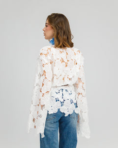 Camicia in pizzo - H16176