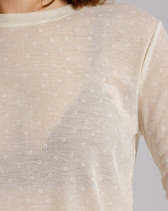 Maglia in lyocell con microfiori - CHF9033