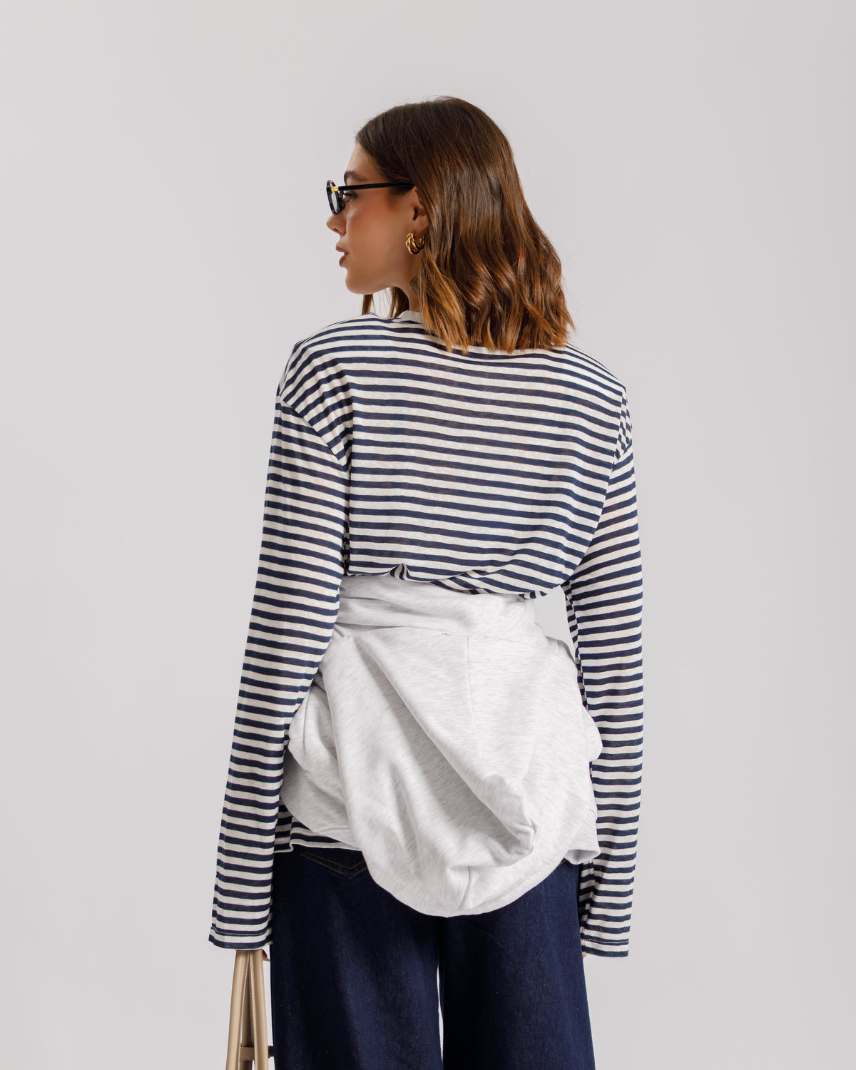Maglia a righe in cotone - H16188