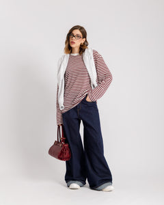 Maglia a righe in cotone - H16188
