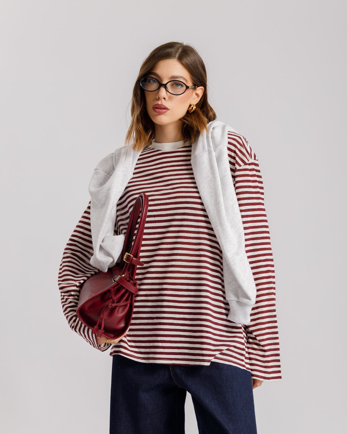 Maglia a righe in cotone - H16188
