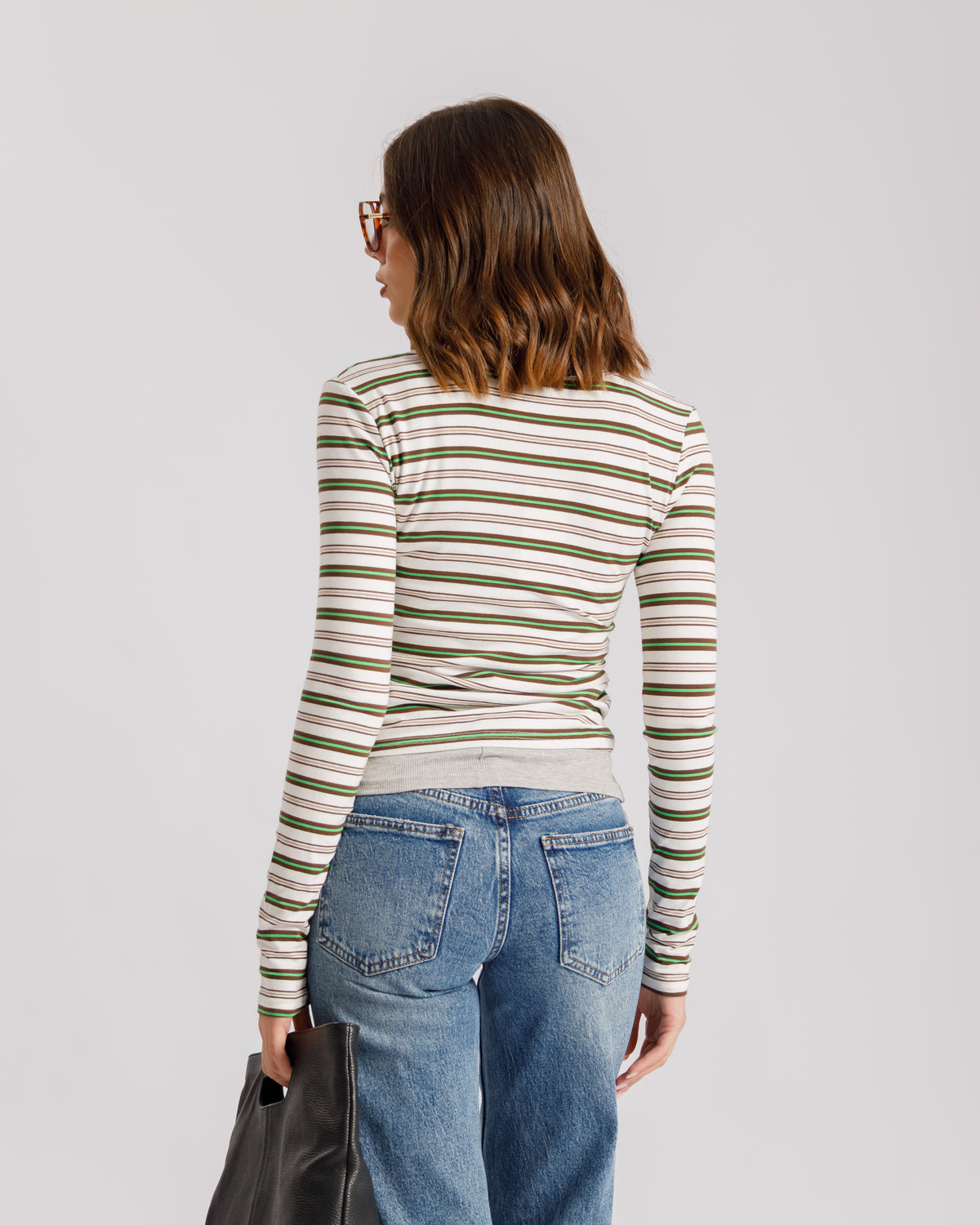 Maglia serafina a righe - H13260
