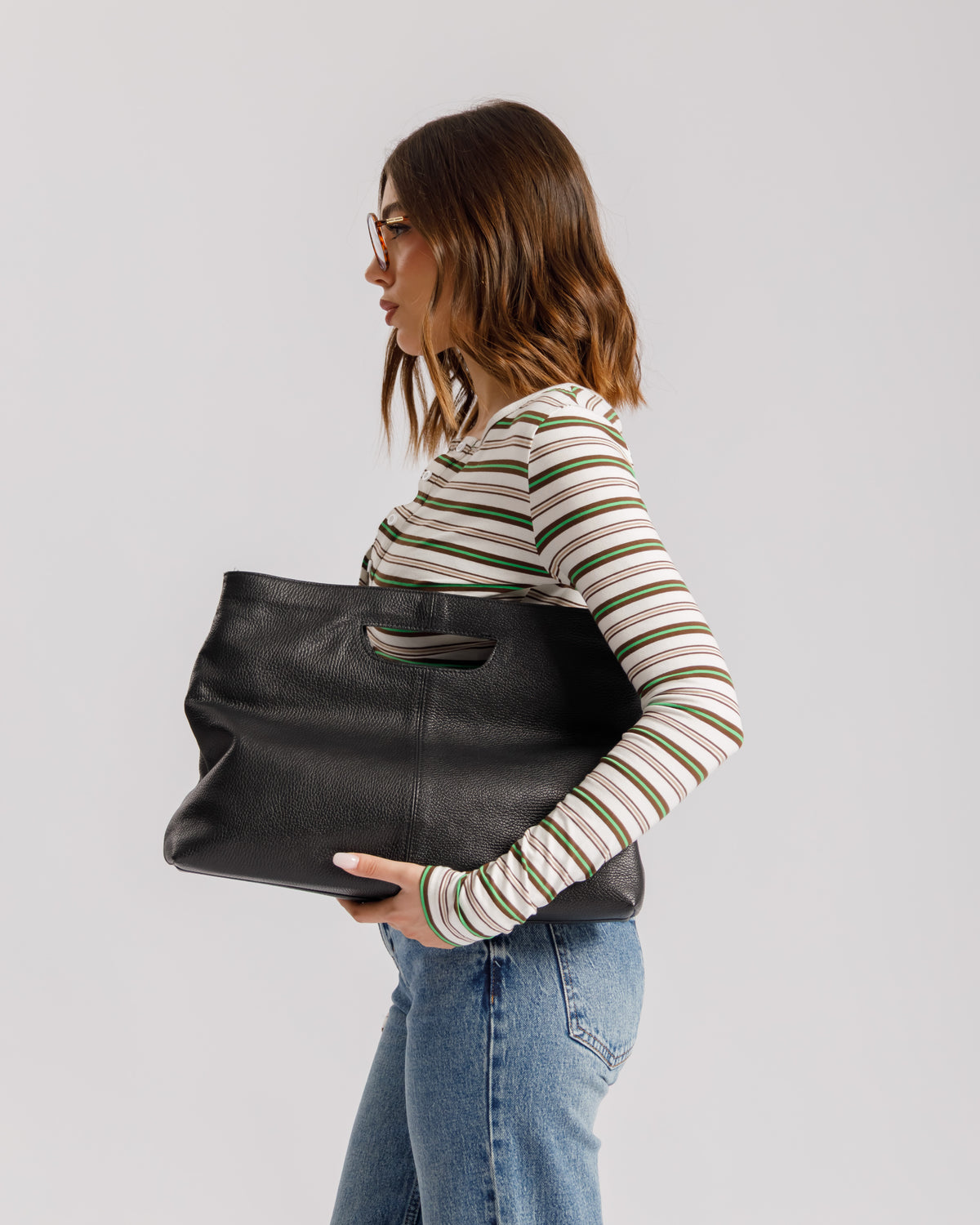 Maglia serafina a righe - H13260