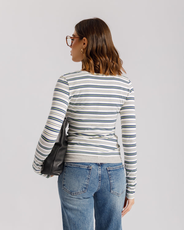Maglia serafina a righe - H13260