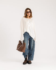 Maglia serafino long sleeve - W56545