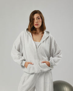 Felpa in cotone con scollo Althèa - C218 slcn