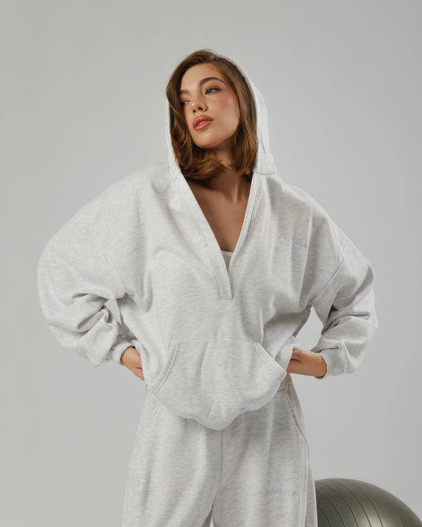Felpa in cotone con scollo Althèa - C218 slcn