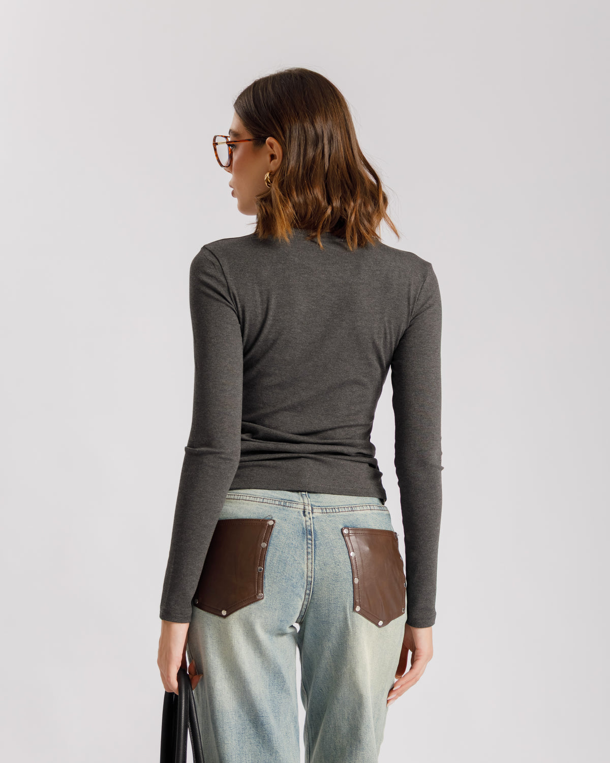 Maglia basic girocollo - CHF8158