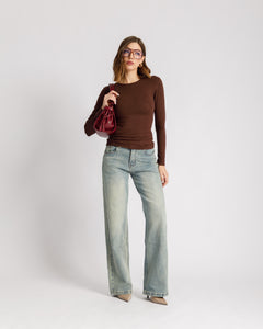 Maglia basic girocollo - CHF8158