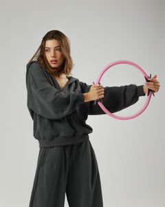 Felpa in cotone con scollo Althèa - C218 slcn