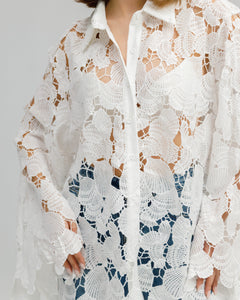Camicia in pizzo - H16176