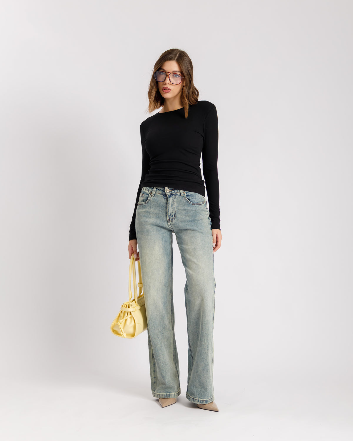 Maglia basic girocollo - CHF8158