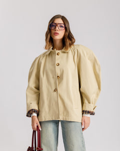 Giacca con volume in cotone - 10716