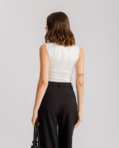Body in lycra con colletto - 23542