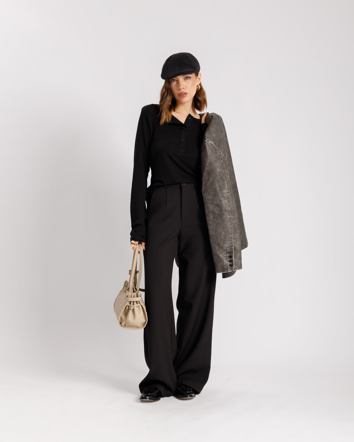 Maglia serafina con bottoni - H13372