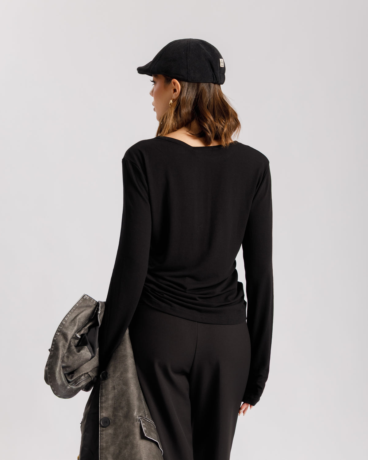 Maglia serafina con bottoni - H13372