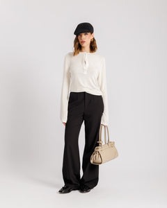 Maglia serafina con bottoni - H13372