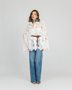 Camicia in pizzo - H16176